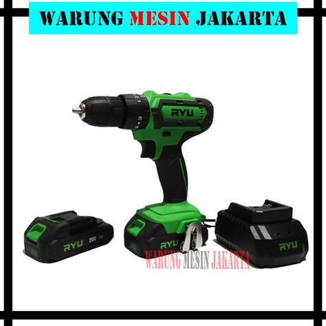 Jual MESIN BOR CORDLESS BATRE BATEREI BATERAI RYU RCI 20V TEKIRO RYU