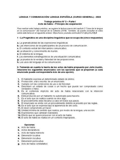 Lengua Y Comunicación 2023 Tp 3 Parte 1 Revisado870b8656e8c3c94bc4dbb36b03d449f2 Pdf