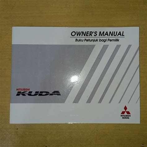 Jual Duplikat Buku Petunjuk Pemilik Owner S Manual Manual Book