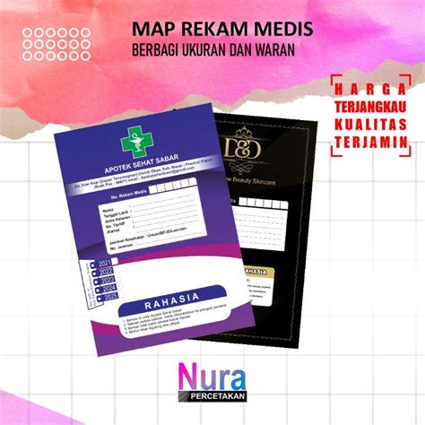 Jual Cetak Custom Map Rekam Medis Map Sekolah Map Puskesmas Map