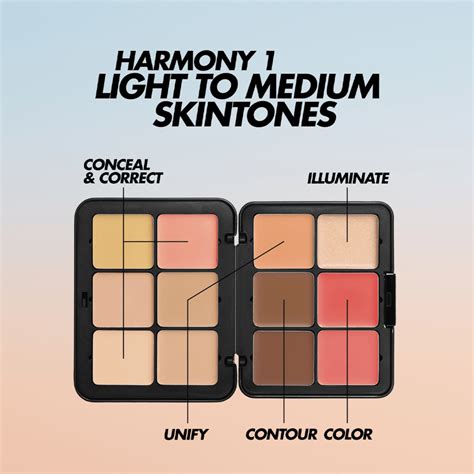 MAKE UP FOR EVER HD SKIN ALL IN ONE PALETTE Shade H1 Adore Beauty