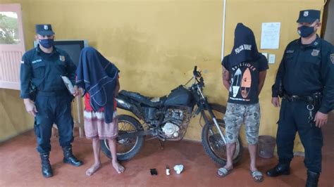 Cae Supuesta Pareja De Motochorros En Coronel Oviedo Última Hora