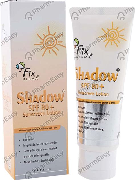 Buy Fixderma Shadow Spf Cream Gm To Protect Broad Spectrum Online