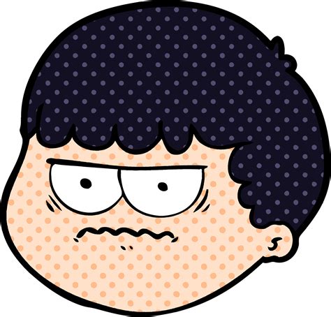 cartoon male face 12402633 Vector Art at Vecteezy