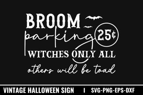 Halloween Svg Broom Parking C Witches Graphic By Craftart Creative