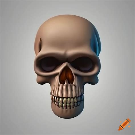 Cartoon Skull Without Jaw