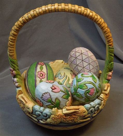 2007 Spring Hop Jim Shore Easter Basket in 2023 | Jim shore, Easter ...