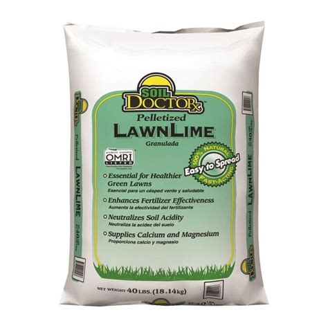 Soil Doctor Pelletized Lawn Lime 40-lb Organic Lime PH Balancer at ...