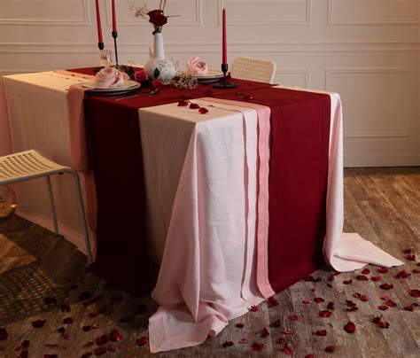 D Moksha Valentine S Day Table Runner Divine Red X Inch