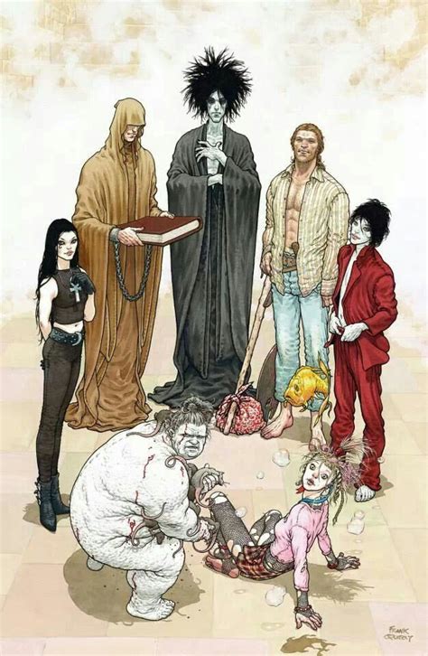 Sandman And The Endless Arte Dc Comics Quadrinhos Livros De Quadrinhos