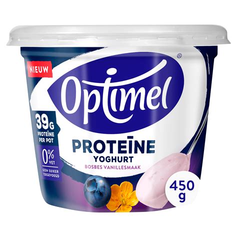 Optimel Yoghurt Proteïne Griekse Stijl bes Per Kuipje 450 g