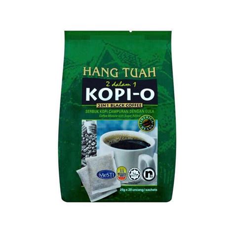 HANG TUAH Serbuk Kopi Citarasa Liberica 25g X 20 Shopee Malaysia