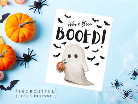 Boo Your Neighbors Printable Halloween Game | You've Been Booed | We've