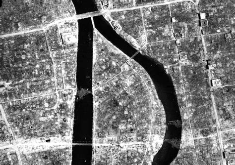 原爆投下から5日後の中島地区＝1945昭和20年8月、米軍撮影、広島平和記念資料館提供（1162）－「この世界の片隅に」舞台を巡る：朝日