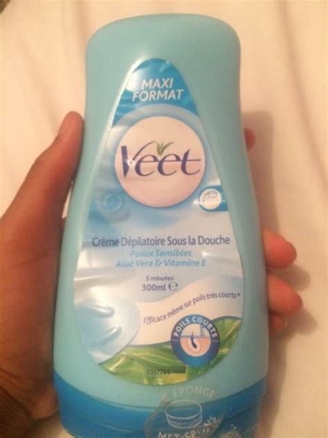 Veet Cr Me D Pilatoire Sous La Douche Peaux Sensibles Alo Vera