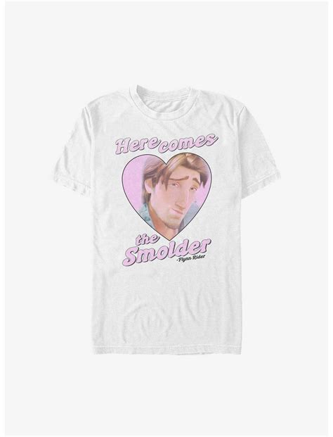 Disney Tangled Here Comes The Smolder Extra Soft T Shirt White Hot