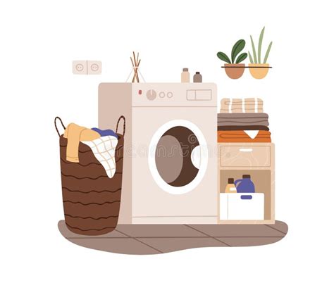 Cartoon Washer Dryer Stock Illustrations 1149 Cartoon Washer Dryer