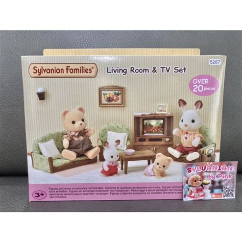 Sylvanian Living Room Tv Set Eng