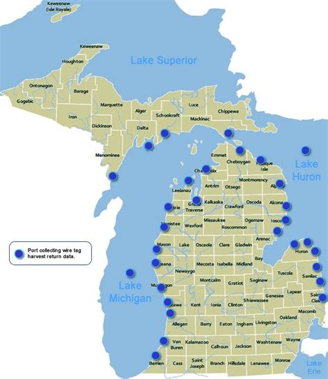 Michigan Beaches Map - Share Map