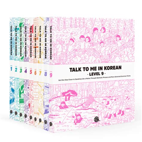 Talk To Me In Korean Level Book Hangul Grammar Beginner Textbook