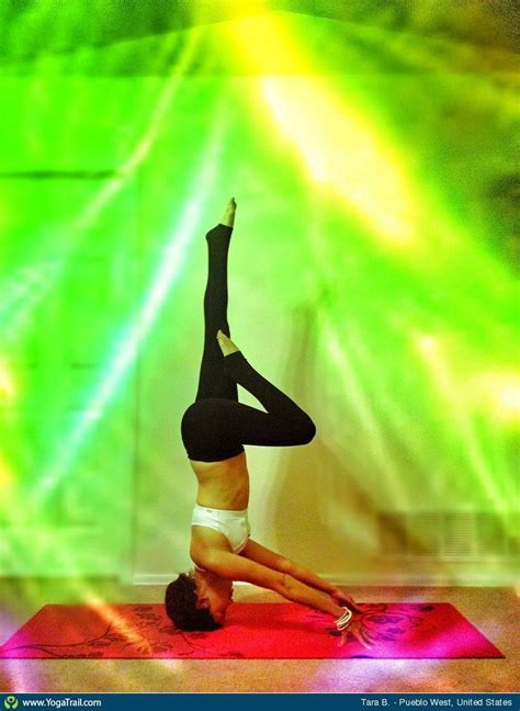 Yoga Poses Around The World Headstand Taken In Pueblo West United