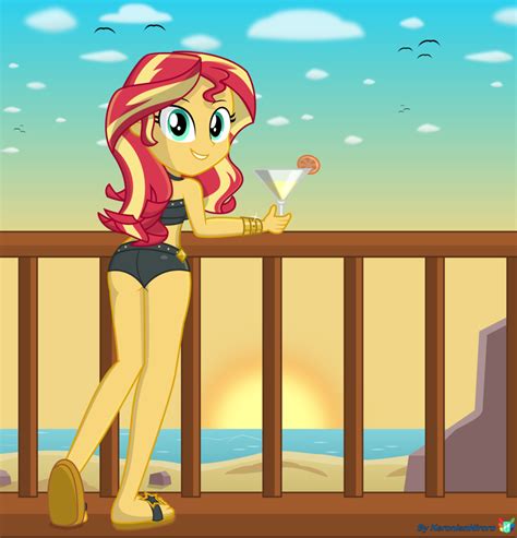 2045682 Safe Artist Keronianniroro Sunset Shimmer Equestria Girls