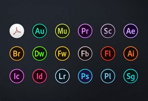 14 Adobe Cc Icons Vector Images Adobe Creative Suite Cc Icons Vector