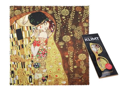 Carmani Ściereczka do okularów G Klimt Pocałunek Sklep EMPIK