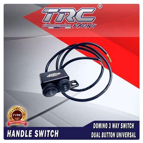 Trc Trading Domino Dual Ways Switch Mini Driving Light Switch Left