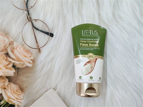 Lotus Deep Cleansing Face Scrub Review - Candy Crow