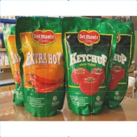 Delmonte Sambal Extra Hot Saus Tomat Del Monte Reffil 1 Kg Bumbu Masak