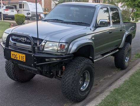 Gray Toyota Hilux Truck