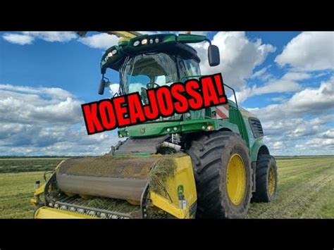 Koeajossa John Deere I Ajosilppuri Youtube