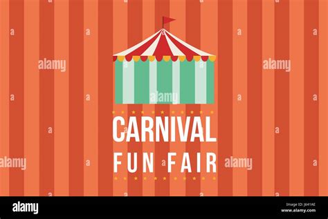 Carnival Funfair With Tent Background Stock Vector Image And Art Alamy