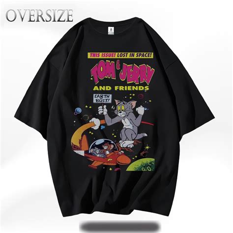 Jual Tom And Jerry Kaos Oversize Washing Vintage Anime Shopee Indonesia