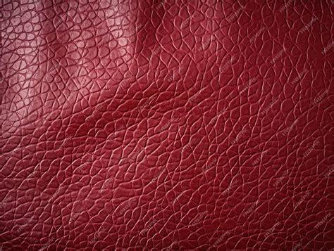 Unbelievable Simple Red color leather texture background | Premium AI