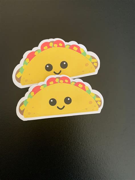 Taco Stickers | Etsy