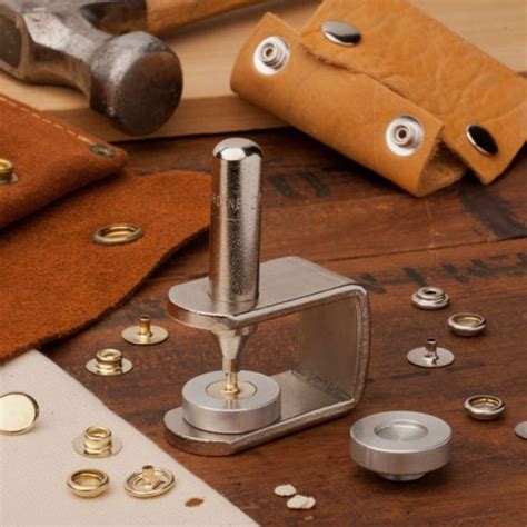 Snap Fastener Or Press Stud Setter Kit Leather Tooling Leather Craft