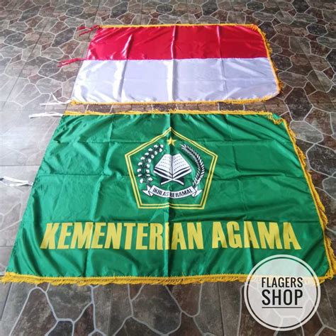 Jual PAKET Bendera Ruangan Indonesia Kementerian Agama Kemenag