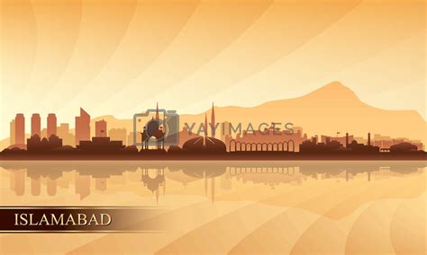 Islamabad city skyline silhouette background by Ray_of_Light Vectors ...