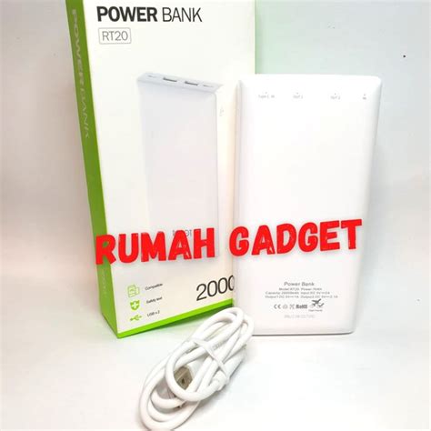 Jual Powerbank Robot Rt Mah Dual Input Output Power Bank