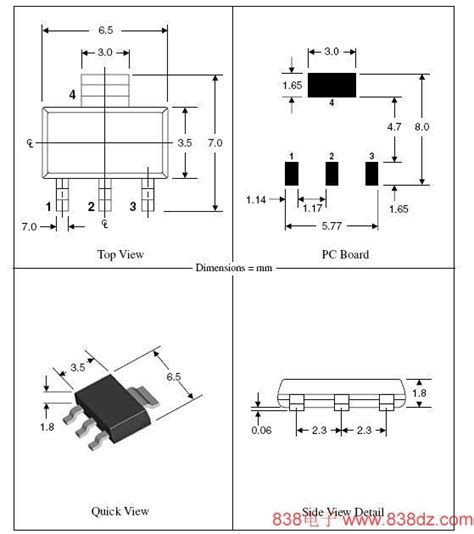 Sot 223 To 261aa Smd封装尺寸图word文档在线阅读与下载免费文档