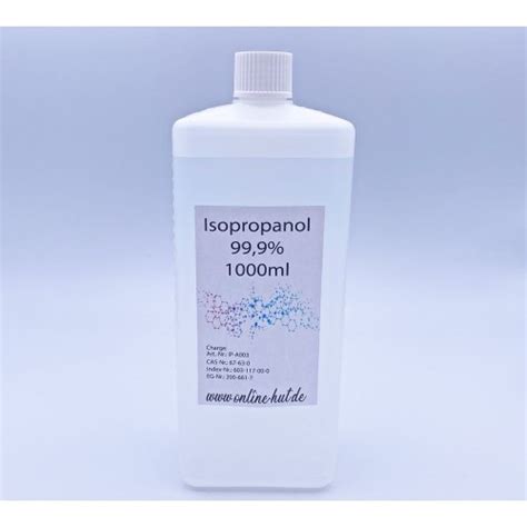 Isopropanol Isopropylalkohol Klar 999 1000 Ml