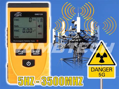 NEW ELECTRO MAGNETIC RADIATION METER POLUTION DETECTOR 4G 5G WIFI EMF