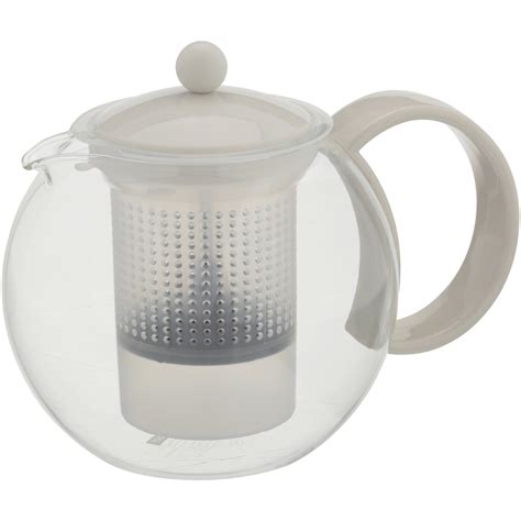 Bodum Assam Tea Press With Stainless Steel Filter 10 L 34 Oz White