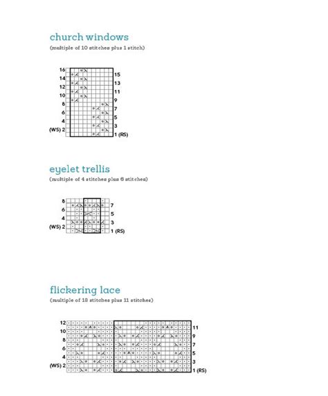 Extended Ebook Content For The Knit Stitch Pattern Handbook Lace