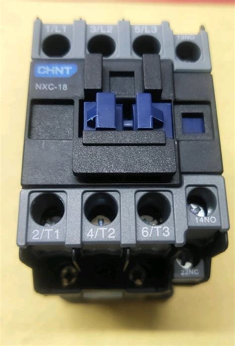 Nxc V Chint Nxc Power Contactor Din Rail Pole O Nc At