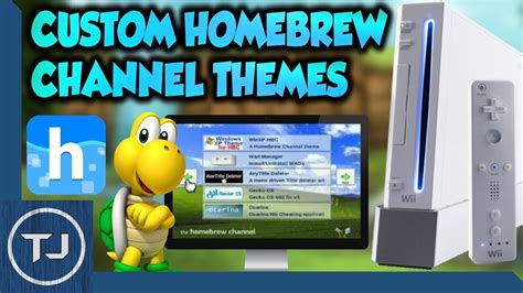 Wii How To Install Custom Homebrew Channel Themes Youtube