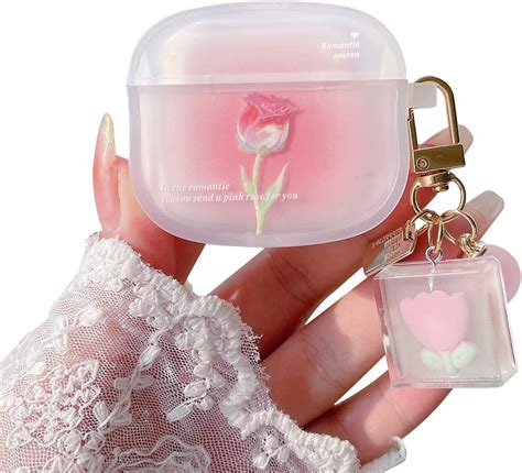 Phoeacc Cute Airpod Gen 3 Case Not Fit Airpod Pro Romantic Rose