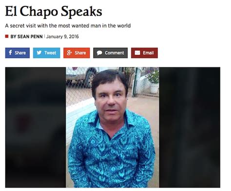 7 Takeaways From Sean Penns Rolling Stone Interview With El Chapo